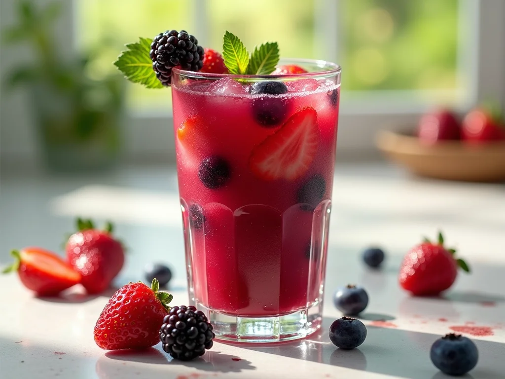 Suco de Frutas Vermelhas: Sabor e Saúde em Cada Gole Suco de Frutas Vermelhas: Sabor e Saúde em Cada Gole