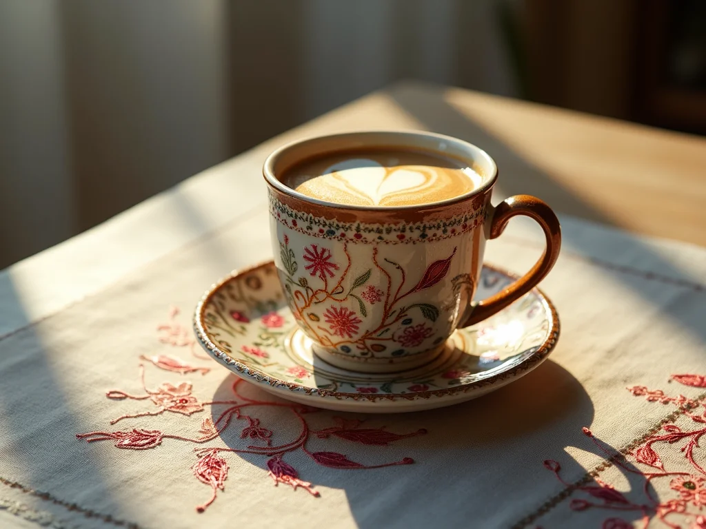 Bordado Xícara de Café: Crie Peças Incríveis em 2026 Bordado Xícara de Café: Crie Peças Incríveis em 2026