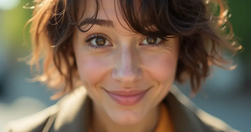 Cabelo Curto com Mechas Marrom: O Segredo para Iluminar Seu Rosto