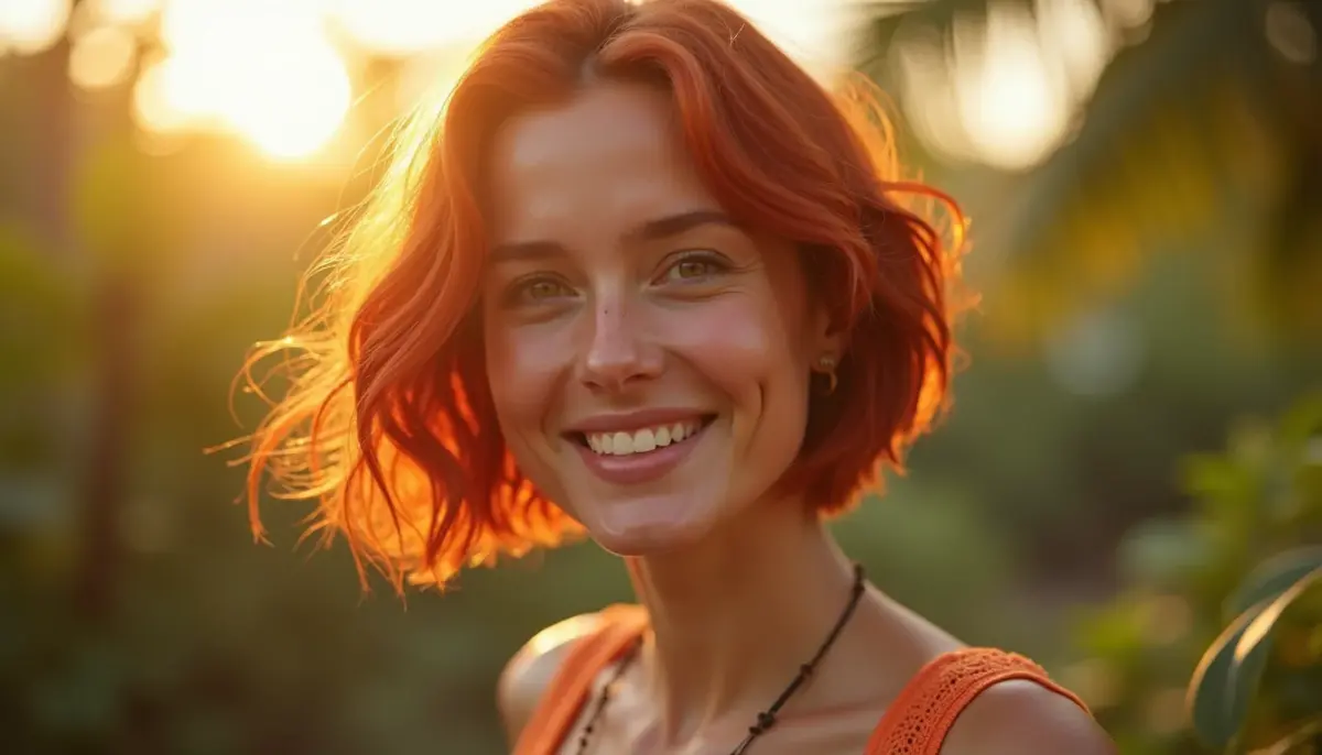 Cabelo curto vermelho repicado: o corte que redefine o seu estilo