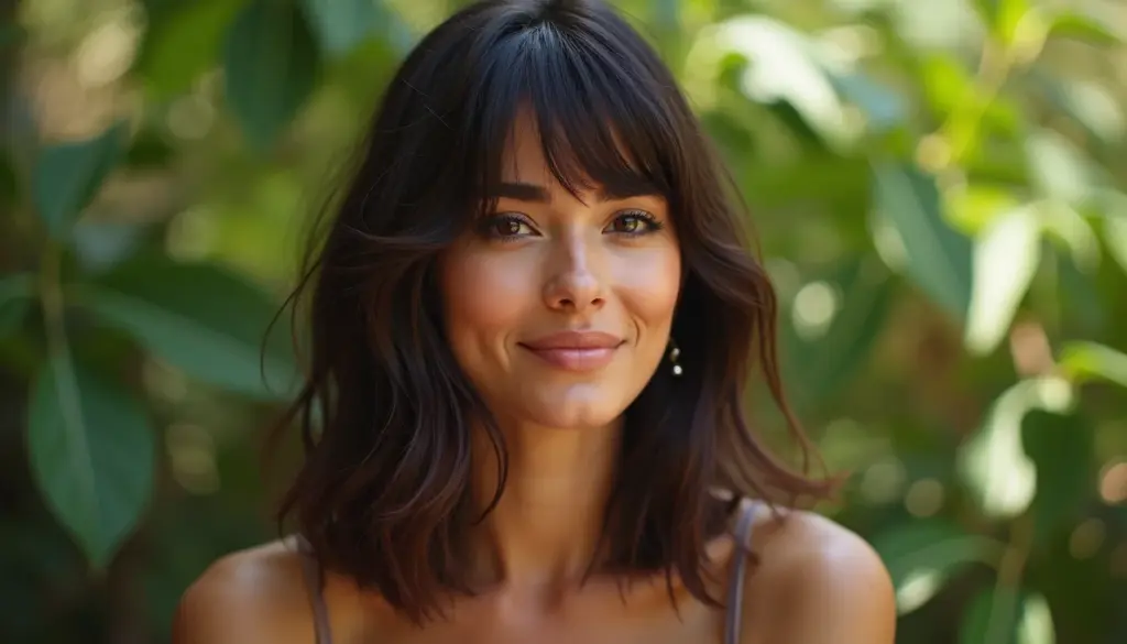 Cabelo médio franja longa: o corte que emagrece [Descubra]