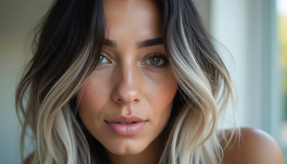 Cabelo Preto com Mechas Platinadas: A Verdade Que Ninguém Te Conta Para o Resultado Perfeito