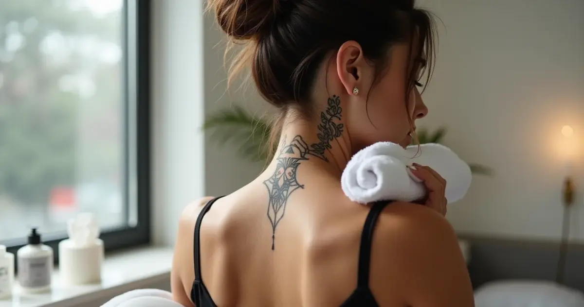 Cicatrização tatuagem nuca cuidados essenciais: protocolo que ninguém te conta