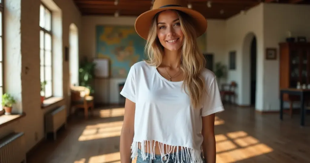 Como fazer franjas na barra da camiseta e renovar seu look em 5 minutos