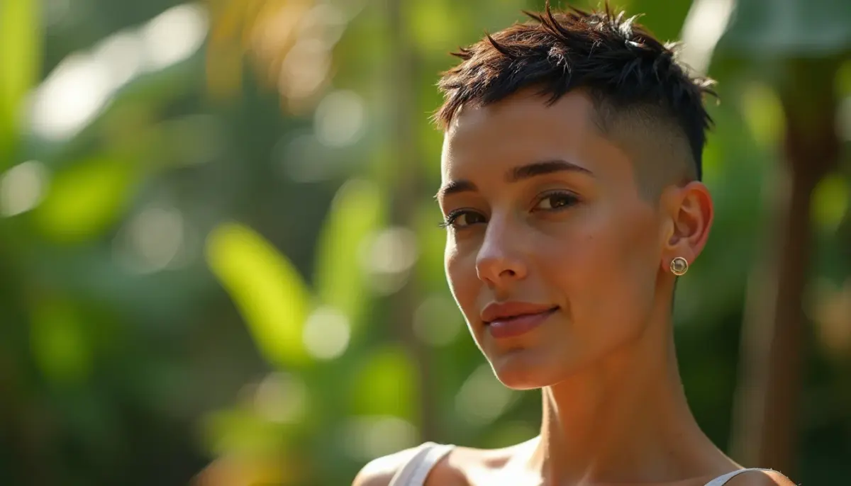 Corte De Cabelo Raspado Dos Lados Feminino: O visual que você vai amar!