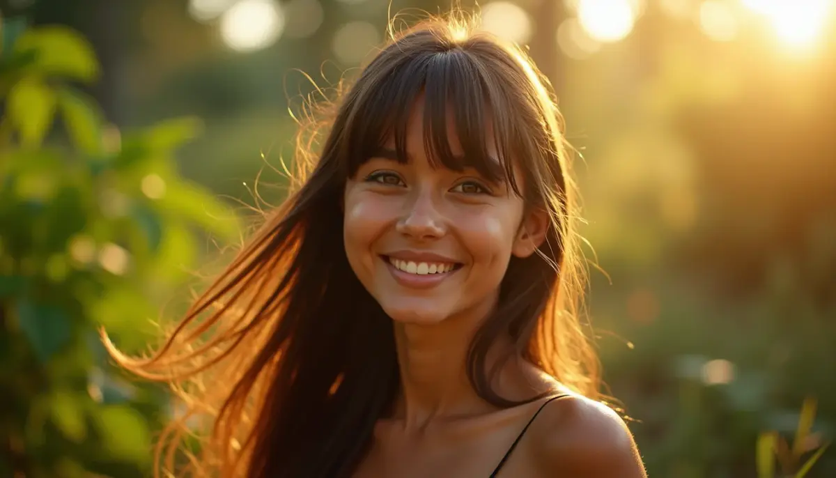 Corte para cabelo longo com franja lateral: o segredo revelado!