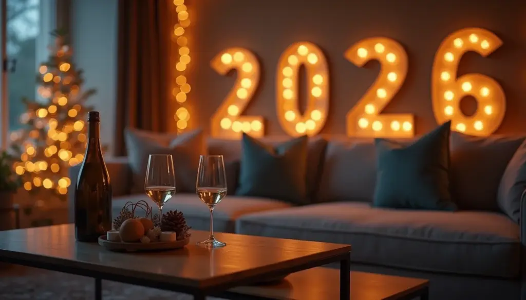 Decoração Réveillon em Casa: 5 Ideias Brilhantes para 2026 Decoração Réveillon em Casa: 5 Ideias Brilhantes para 2026
