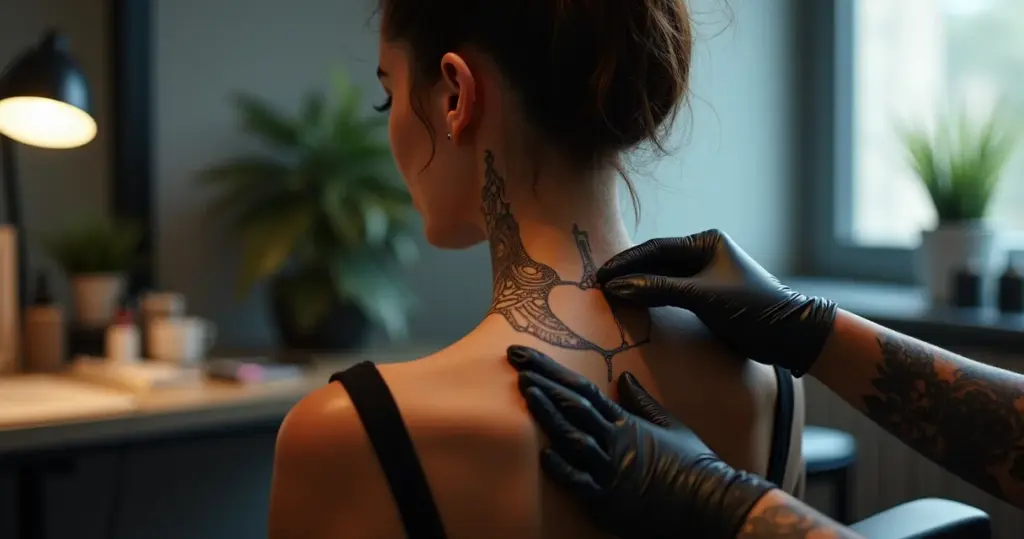 Dor tatuagem nuca como aliviar: o método que vai te salvar na cadeira