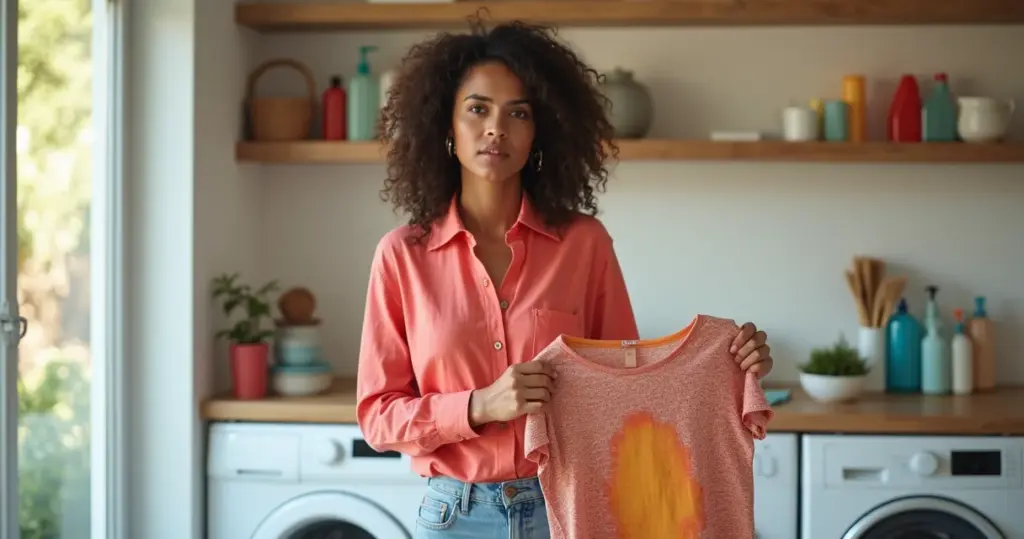 Erros comuns ao tirar mancha de roupa colorida que estragam suas peças