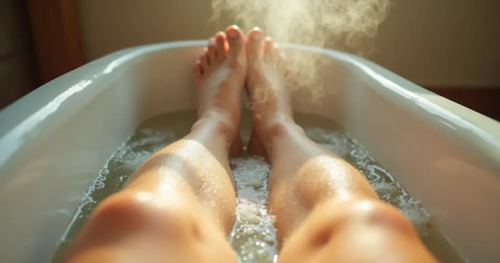 Escalda-Pés: Alivie Pernas Cansadas e Durma Bem 😴