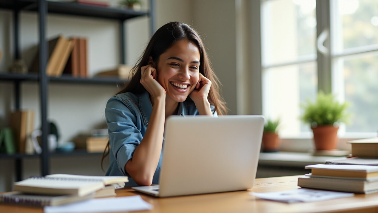 Educa Mais Brasil 2026: Guia Completo para Conseguir Sua Bolsa de Estudos Jovem brasileira sorrindo ao receber bolsa de estudos Educa Mais Brasil.