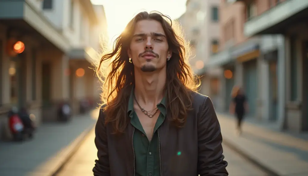 Homens de Cabelo Comprido Estilo Tumblr: Inspire-se em 2026 Homens de Cabelo Comprido Estilo Tumblr: Inspire-se em 2026