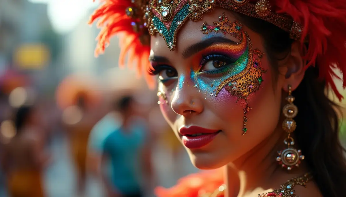 Carnaval 2026: 5 Ideias de Maquiagem Brilhantes Para Arrasar