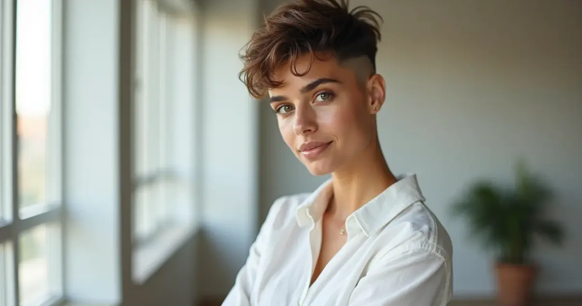7 Ideias de Cabelo Curto Desfiado Nuca Batida Que Vão Te Transformar