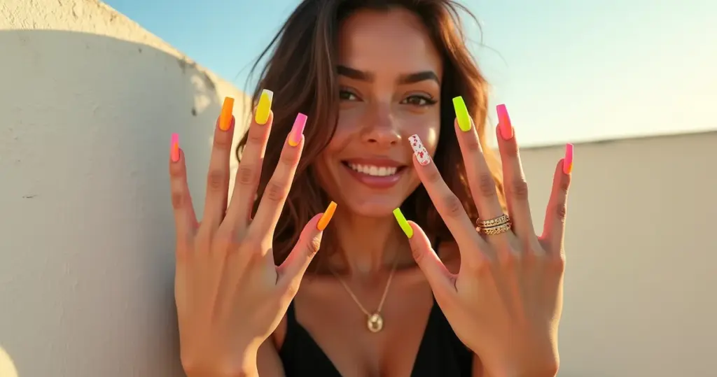 70+ Ideias de Unhas Neon para o Verão 2025: Arrasa com Cor e Atitude 70+ Ideias de Unhas Neon para o Verão 2025: Arrasa com Cor e Atitude