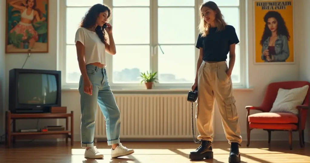 Mom jeans vs calça cargo: qual vale seu dinheiro no look anos 90? Mom jeans vs calça cargo: qual vale seu dinheiro no look anos 90?