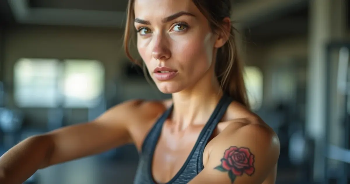 Rosa Tatuada Moda Fitness: Estilo e Performance 2026