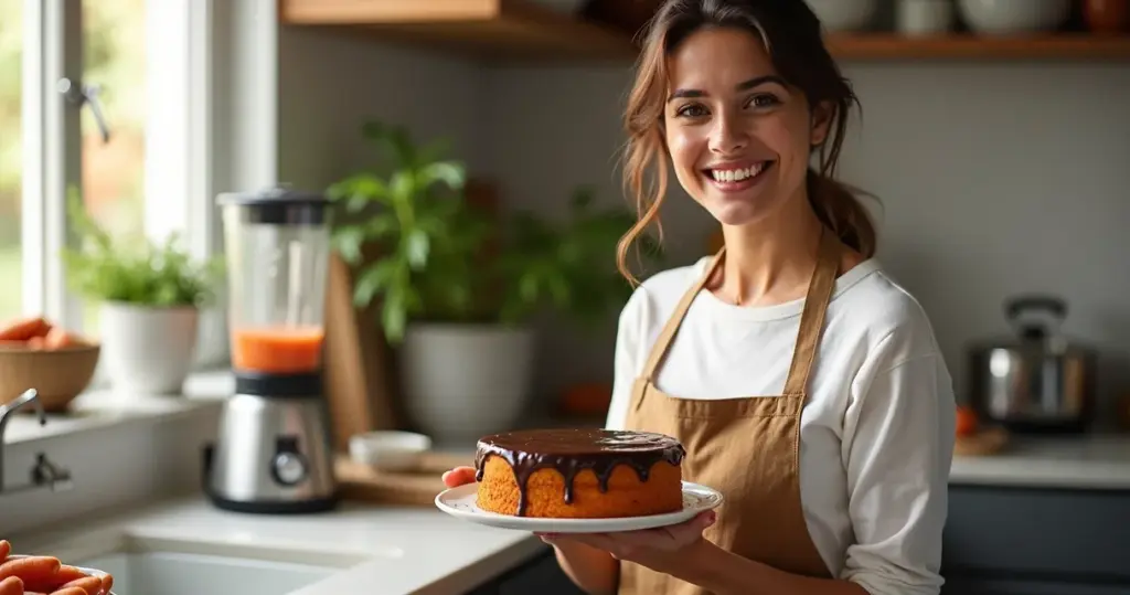 Bolo de cenoura de liquidificador que derrete na boca: técnica fácil Bolo de cenoura de liquidificador que derrete na boca: técnica fácil