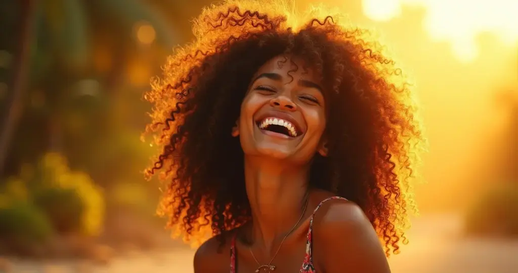 Luzes no cabelo cacheado: o filtro de sol que faz seus cachos dançarem