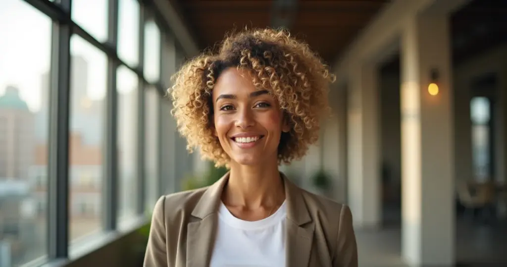 27 Ideias de Cabelo Cacheado Curto com Luzes que Valorizam Seus Cachos