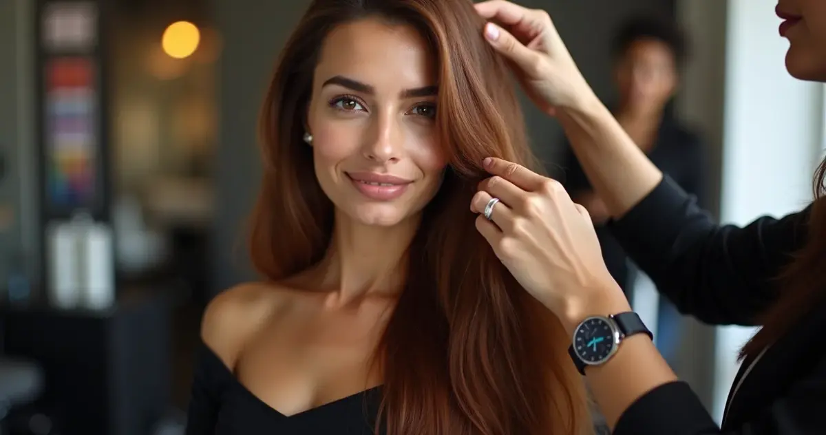 Cabelo mel escuro ficou avermelhado? Corrija com essa técnica de colorimetria