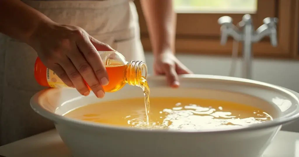 Como fazer banho de assento com vinagre de maçã para alívio em 15 minutos