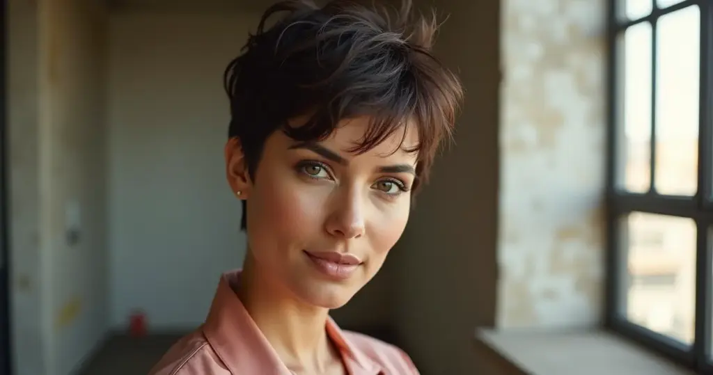 13 Ideias de Corte Pixie Ondulado para Rosto Oval (Sua Beleza Explode!)