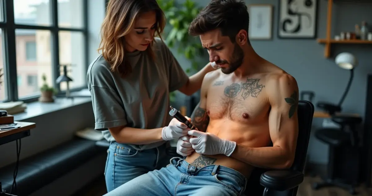 Dor tatuagem virilha masculina como evitar: 6 passos que aliviam a agulha
