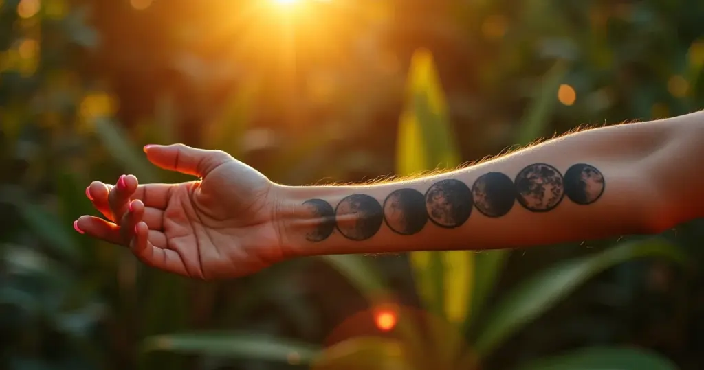 27 Ideias de Fases da Lua Tattoo Que Contam Sua História na Pele