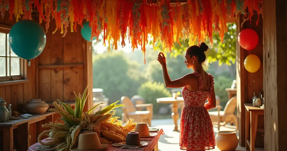 27 Ideias de Festa Junina Decoração que Criam Movimento e Economizam