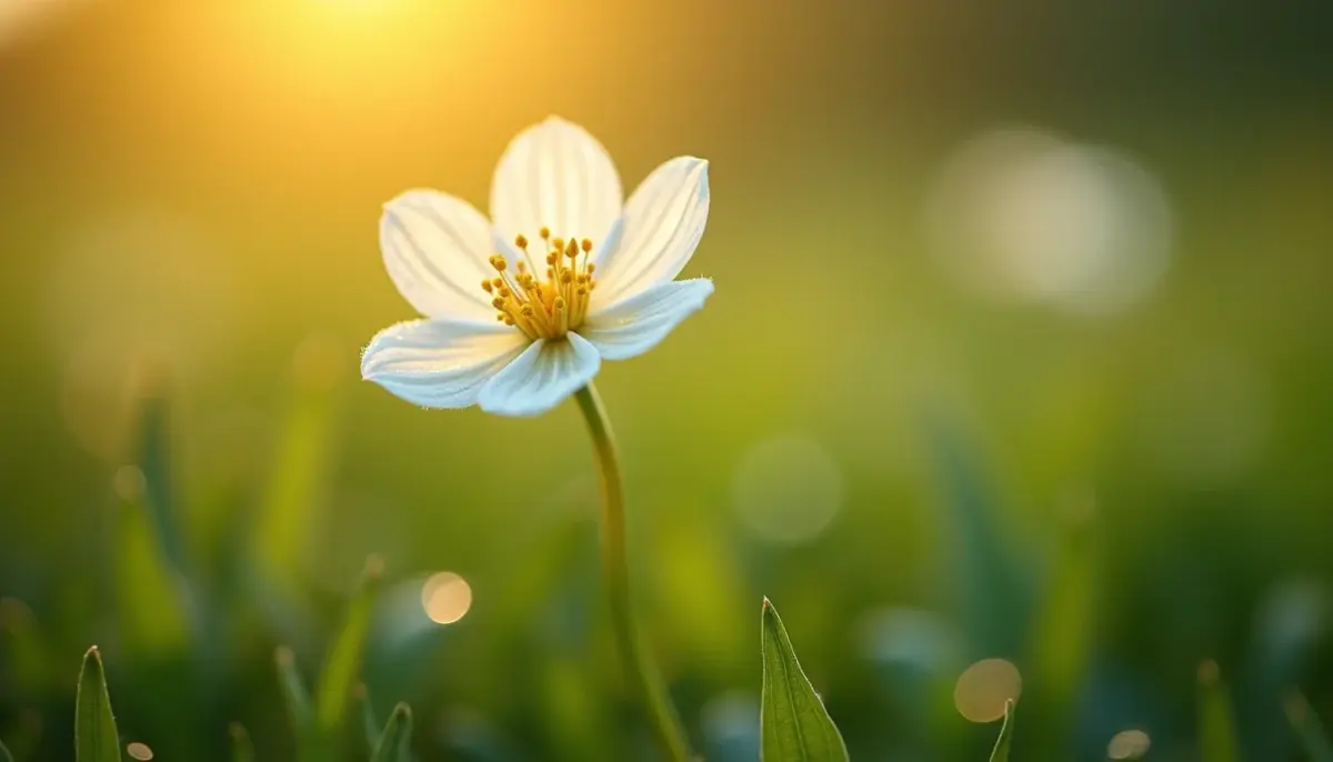 8 Florzinhas Pequenas Brancas para Jardim, Vaso e Buquê