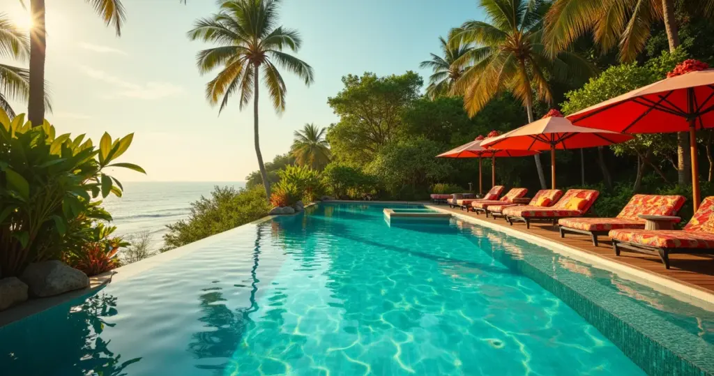 27 Ideias de Foto Piscina: Do Azul Perfeito à Iluminação Noturna