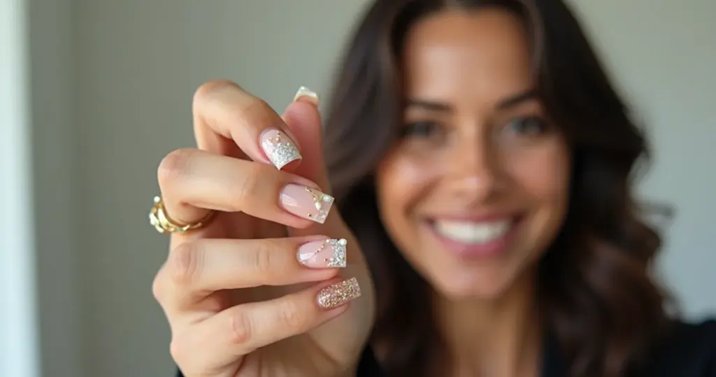 28 Ideias de Fotos de Unhas Postiças Decoradas: Do Natural ao Glamour 28 Ideias de Fotos de Unhas Postiças Decoradas: Do Natural ao Glamour