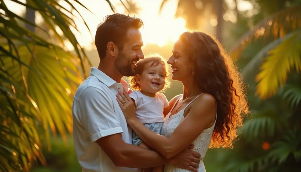 Melhores frases para foto de casal com filho que vão emocionar