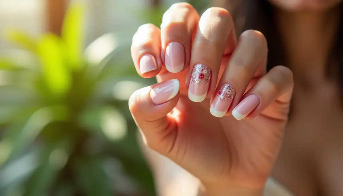 50 Ideias de Unha Rosa e Branco Lindas e Fáceis de Fazer