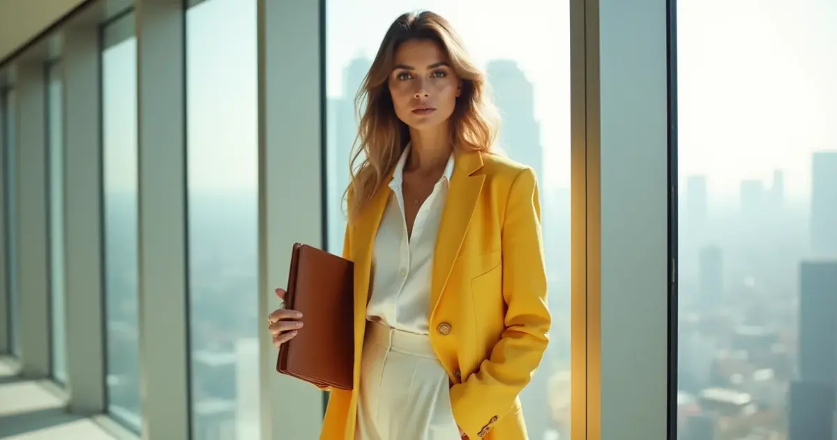 15 Ideias de Look Amarelo Manteiga para Trabalho (Vai Arrasar em 2026)