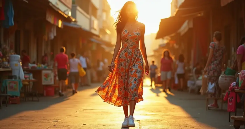 7 Ideias de Look Vestido com Tênis que Funcionam das 8h às 20h