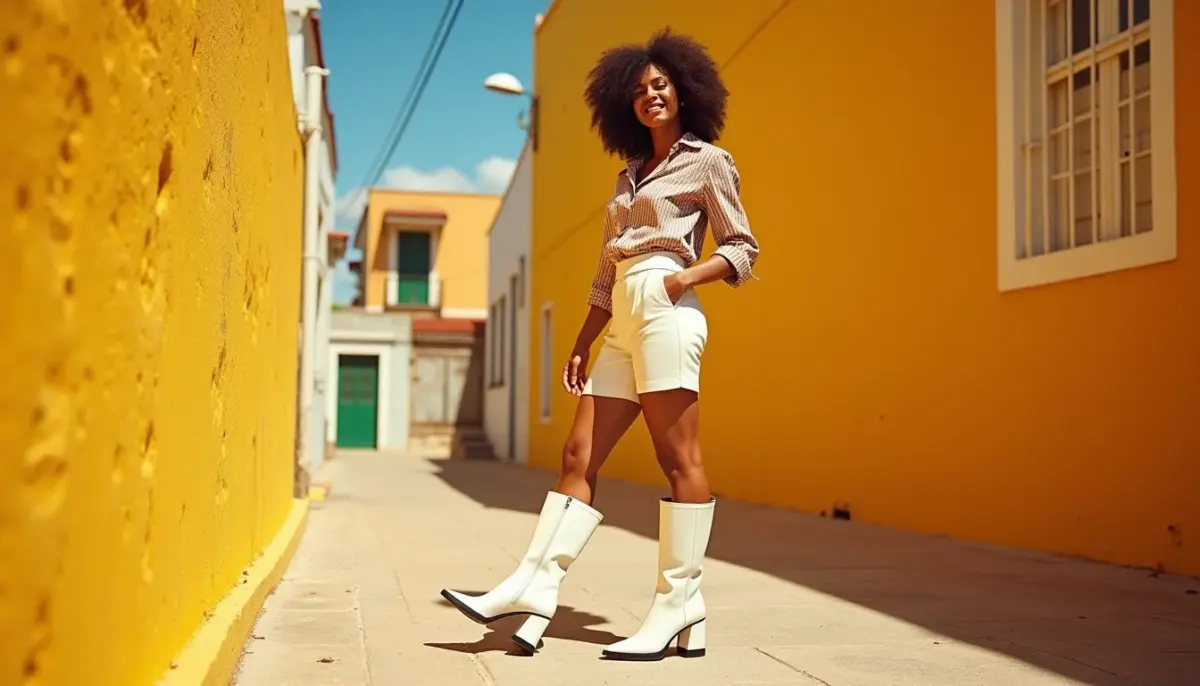 Looks com Bota Branca: Ideias Completas para Seu Estilo