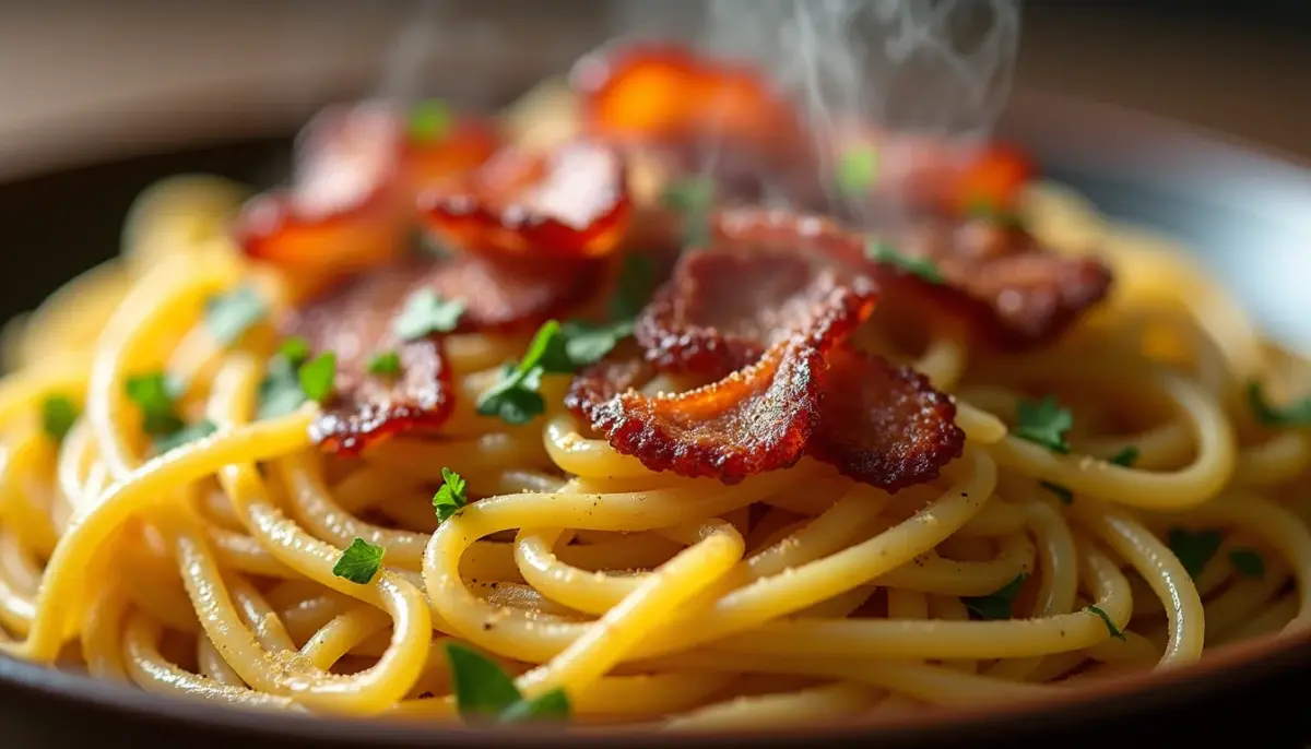 Macarrão Alho e Óleo com Bacon: Receita Perfeita em 20 Minutos