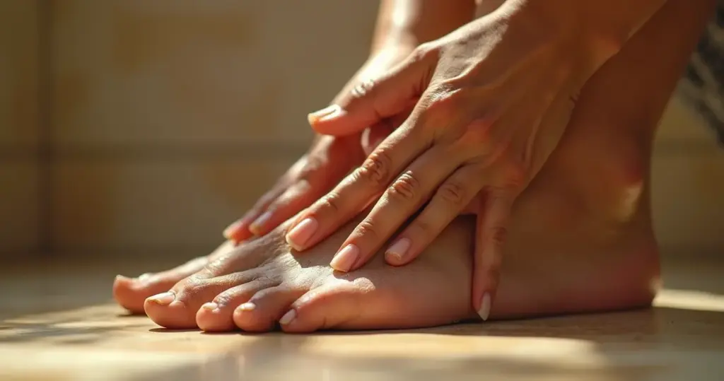 Pés ressecados e descamando o que pode ser: o erro que piora tudo