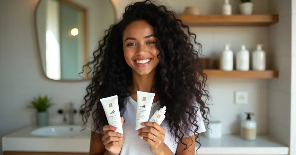 Produtos baratos para cabelo cacheado longo preto que funcionam (menos de R$20)