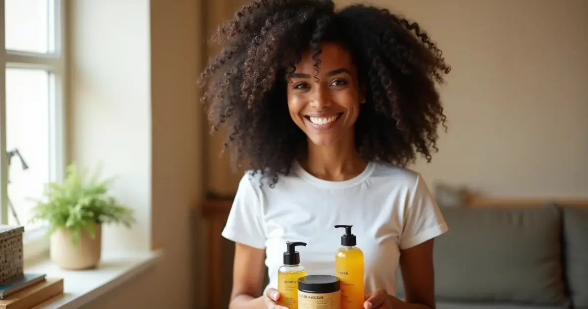 Produtos baratos para cabelo crespo 4C que realmente hidratam