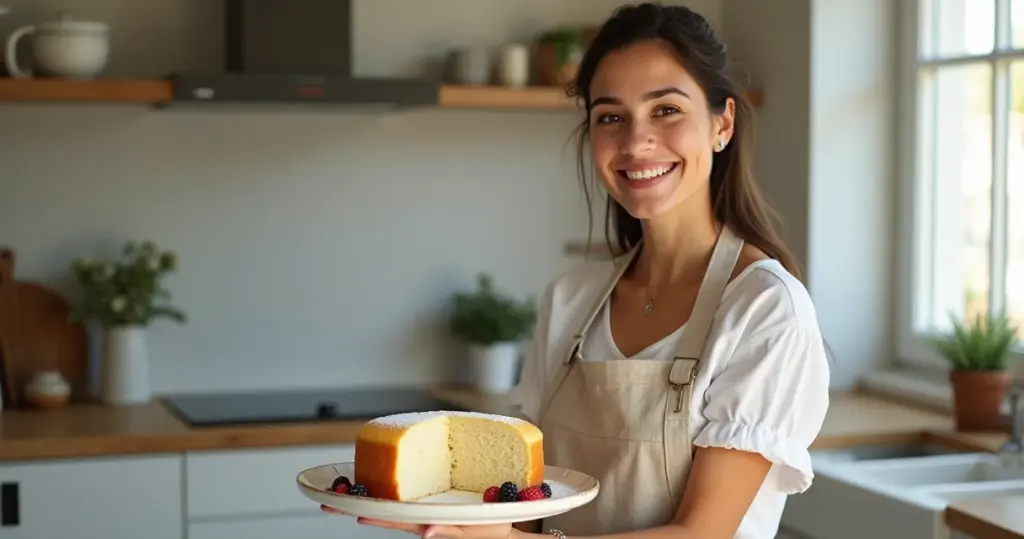 Receita de bolo de farinha de arroz fofinho e úmido em 40 minutos