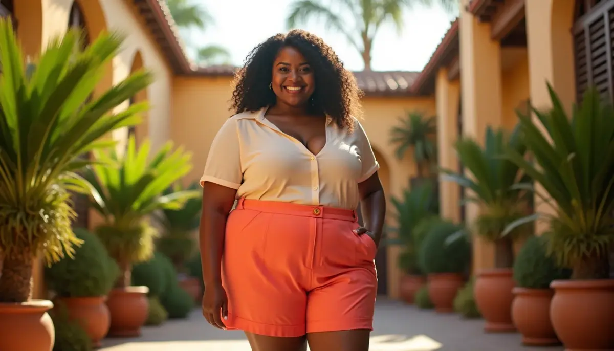 43 Short Plus Size Feminino Looks para 2026: Jeans, Alfaiataria e Mais