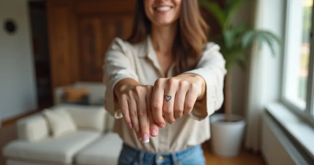 15 Ideias de Tatuagem Coração Dedo Anelar Casal: Amor Eterno na Pele
