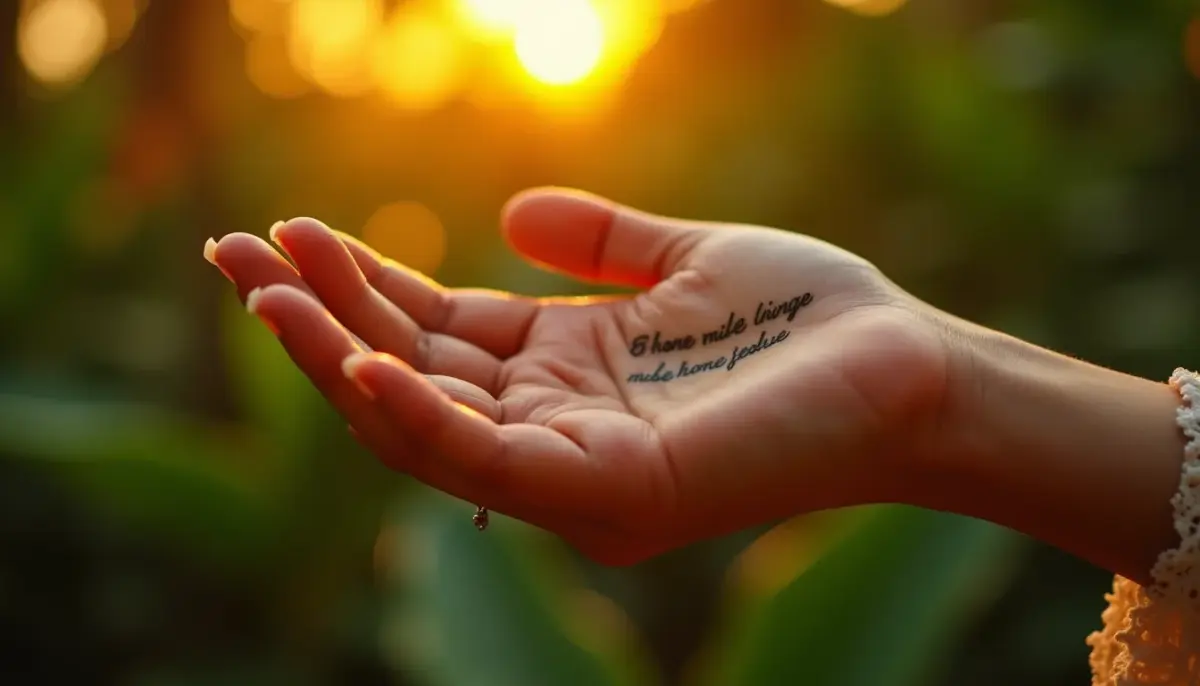 45 ideias de tattoo na mao frases que duram e emocionam