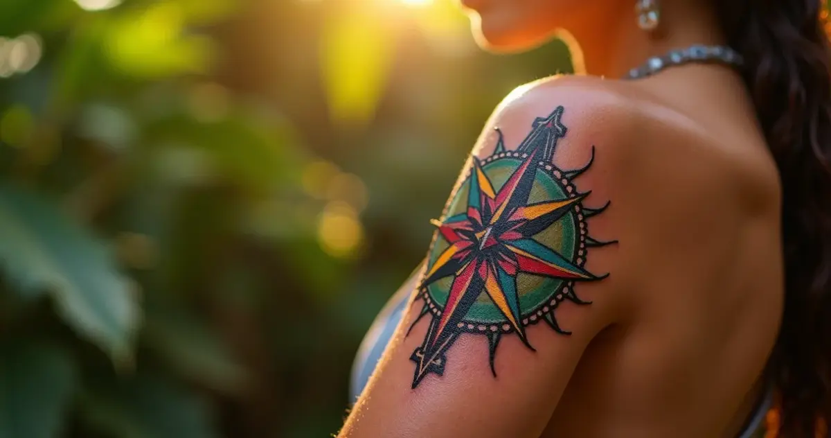 Tatuagem Bússola Feminina: Seu Guia para Decisões e Estilos