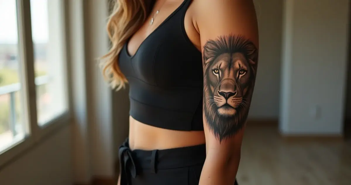 10 Ideias de Tatuagem Leoa Sombreada Antebraço Feminino: Seu Significado