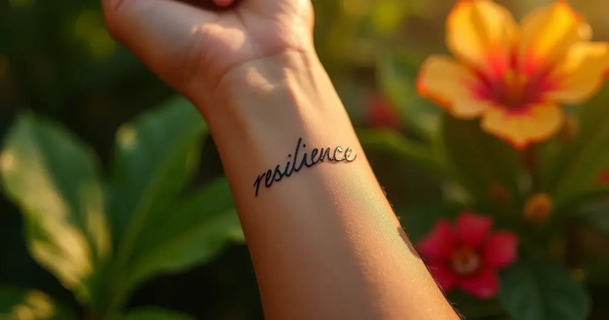 Tatuagem de Resiliência Fine Line no Pulso: O Segredo Que Ninguém Conta