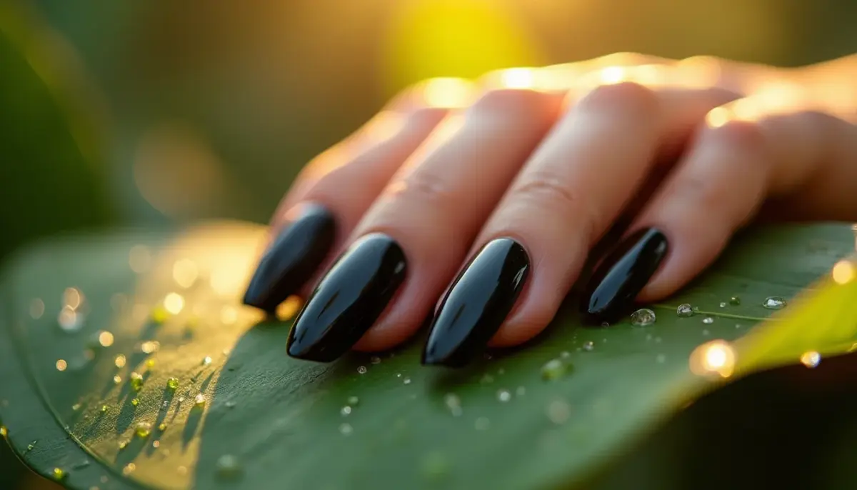 30 ideias de unha em gel preta bailarina para arrasar em 2026